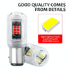 2pcs 1157 DC12V / 2.16W / 0.18A / 480LM Car LED Brake Light (Yellow Light)