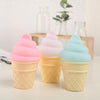 3 PCS Cartoon Ice Cream Night Light Children Room LED Light(Blue)