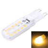 G9 3W 300LM Transparent Cover Corn Light Bulb, 22 LED SMD 2835, AC 220-240V(Warm White)