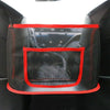 Car Seat Hanging Storage Bag, Style:With Pocket(Red)