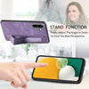 For Samsung Galaxy A56 5G Retro Wristband Holder Leather Back Phone Case(Black)