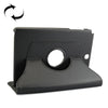 Litchi Texture 360 Degree Rotating Leather Protective Case with Holder for Galaxy Tab A 9.7 / P550 / T550(Black)