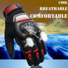 WUPP Motorcycle Gloves Touch Screen Waterproof Breathable Wearable Anti-skid Resistance Summer Winter Full-Finger Protective Gloves, Size: XXL