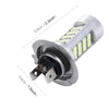 2 PCS H7 10W 900LM 8000K 42 SMD-2835 LEDs Car Fog Lights, DC 12V(White Light)