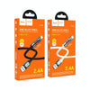 hoco U136 USB to 8 Pin Prize Charging Data Cable, Length:1.2m(Black)