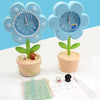 DIY Flower Clock Toy(Pink)