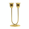 Large U Gold U-shaped Iron Candle Holder Home Dinner Romantic Candle Holder Ornament