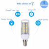 E14 5W LED Corn Light, 56 LEDs SMD 5730 Bulb, AC 220V