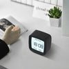2286 Mini Multifunctional Calendar Alarm Clock Bedside Temperature and Humidity Clock(Black)