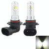 2 PCS  9005 40W 800 LM 6000K 8 CREE LEDs Car Fog Lights, DC 12V(White Light)