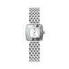 BS Bee Sister  FA1197  Square Dial Stainless Steel Strap Ladies Simple Watch(Silver)
