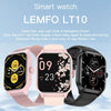 LEMFO LT10 2.01 inch TFT Screen Smart Watch Supports Bluetooth Call / Health Monitoring, Steel Strap(Pink)