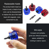 HSD HS-105 Portable Short Handle Phillips And Straight 2 In 1 Screwdriver With Magnetism