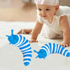 2 PCS Creepy Caterpillar Decompression Toy(Blue White)