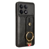 For Xiaomi Redmi K70/K70 Pro Wristband Leather Back Phone Case(Black)