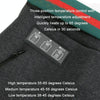 USB Rechargeable Smart Heating Outdoor Thickened Casual Trousers, Size: 3XL(Black)