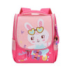 Kindergarten Children Cute Cartoon Backpack School Bag(Rose Red)