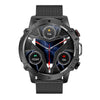 AK56 IP67 BT5.1 1.43inch Smart Watch Support Voice Call / Health Monitoring, Style:Steel Mesh Strap(Black)