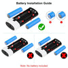 HAWEEL DIY 2x 18650 Battery (Not Included) 5600mAh Power Bank Shell Box with USB Output & Indicator(White)