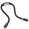Portable U-shaped LED Flexible Handsfree Hug Neck Reading Book Lamp Torch(Black)
