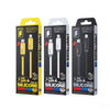 WK WDC-29 Elastic Genuine Silicone 1m PD30W Type-C to 8 Pin Fast Charging Data Cable(Black)