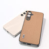 For Samsung Galaxy S24+ 5G ABEEL Carbon Fiber Texture Protective Phone Case(Gold)