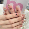 24pcs/box Handmade Nail Glitter Nail Jelly Glue Finished Patch, Color: BY61(Wear Tool Bag)