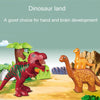 213 40pcs /Box Children Dinosaur Building Block Paradise Large Particle Assembly Household Toys
