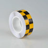 PVC Lattice Reflective Belt Generic Film Traffic Safety Facilities Anti-Collision Warning Stickers(White Green)