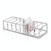 Acrylic Lipstick Shelf Powder Storage Box Transparent Eyeshadow Makeup Shelf Makeup Box(Transparent)