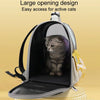 Foldable Cat Backpack Carrier, Yellow, Portable, Breathable