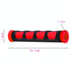 2 PCS Motorcycle Modification Accessories PVC Horn ShapeHand Grip Cover Handlebar Set(Red)