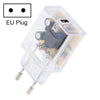 64-2 2A USB Transparent Charger, Specification: EU Plug