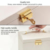 Simple Portable Jewelry Box Earrings Ring Storage Consolidation Box with Drawers, Size : 17.5 x 14 x 13cm(White)