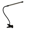 LED Table Lamp With Clamp & Flexible Gooseneck USB Reading Light Bedside Lamp, Spec: White Light White