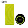 10pcs Reflective Stickers For Bicycle Rims Riding Equipment Accessories(Yellow)