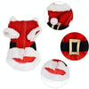 Christmas Dog Clothes for Small Dogs Santa Dog Costume Winter Pet Coats, Size:XXS(Red)