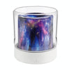 Colorful Light Flame Aromatherapy Humidifier Home Ambient Light Desktop Fragrance Diffuser(White)