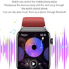 T50 1.85 inch Silicone Band IP67 Waterproof Smart Watch Supports Voice Assistant / Health Monitoring(Red)