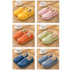 Winter Warm Velvet Thick Waterproof Cotton Slippers, Color: Duck Egg Green 599(40-41)