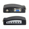 AV/S-Video/BNC to VGA Converter Adapter (Black)