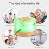 T700 Remote Control Wood Pattern Air Humidifier Automatic Alcohol Sprayer Essential Oil Diffuser Ultrasonic Mist Maker Ultrasonic Aroma Diffuser Atomizer Color LED, Capacity: 700ml, DC 24V, US Plug