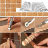 59 In 1 Handmade Leather DIY Tool Set Sewing Craft Tool Set, Style: A5 Pads
