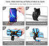 3 In 1 Disassembered Rotating Arm Belt Bag Sports Phone Bag Bracket For 4.5-7 inch Phones(Black)