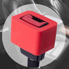 Safety Belt Holder Silicone Buckle Protective Cover(Red)