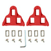 1pair Bicycle Pinch Group Combination Screw Highway Car Riding Shoes Bicycle Lock Tablet(Red)