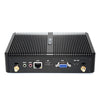 HYSTOU H2 Windows / Linux System Mini PC, Intel Core I5-7267U Dual Core Four Threads up to 3.50GHz, Support mSATA 3.0, 4GB RAM DDR3 + 256GB SSD (Black)