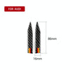 Car Carbon Fiber German Flag Pattern Rearview Mirror Anti-collision Sticker for Audi TT, Left and Right Drive Universal, A Style