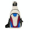 O-TBOST Outdoor Casual Multifunctional Crossbody Backpack(Beige And Red)