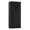 For Samsung Galaxy Note9 Strong Magnetism Liquid Feel Horizontal Flip Leather Case with Holder & Card Slots & Wallet(Black)